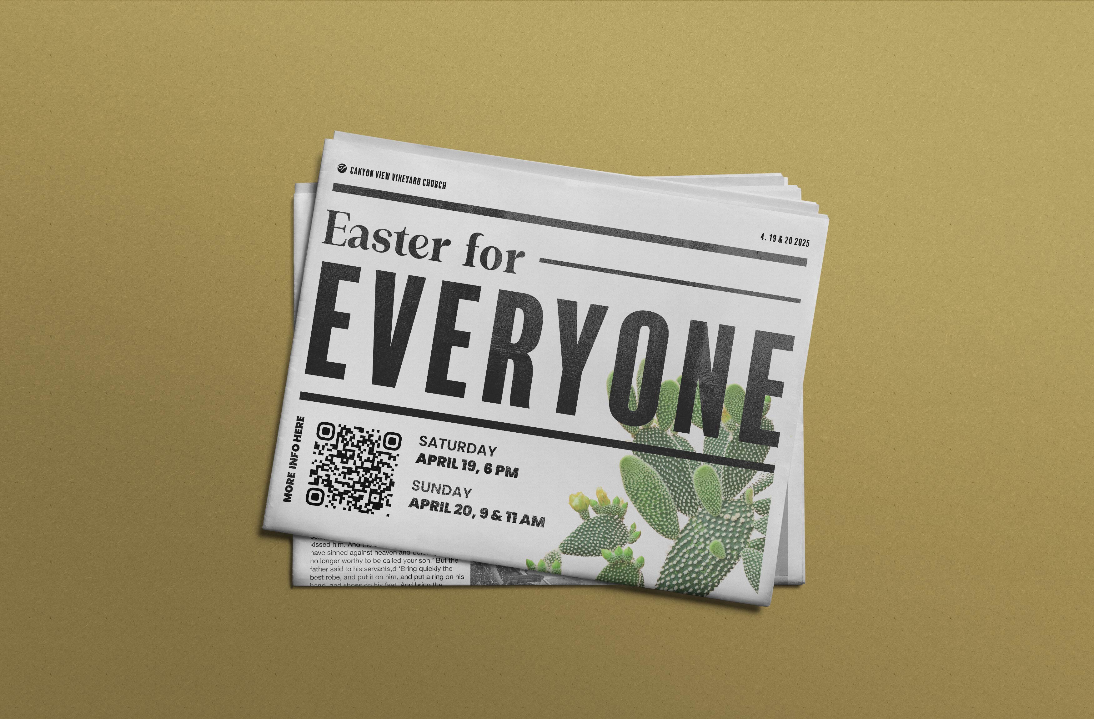 Easter Invitation eCards Example